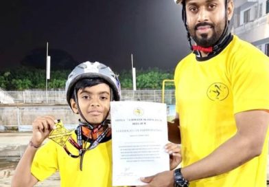 रोलर स्केटिंग स्पर्धेत विवान  गांधीचे यश;गिनीज वर्ल्ड रेकॉर्डमध्ये नोंद