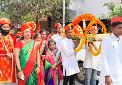 शिवगर्जनेच्या जयघोषात कृष्णराव भेगडे स्कूलचा दुमदुमला परिसर