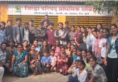 लोखंडवाडी मावळ येथे नूतन अभियांत्रिकीचे एनएसएस शिबिर संपन्न