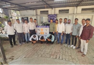 सोमाटणे फाट्यावर पिस्तूलतस्करीचा पर्दाफाश:पिंपरी-चिंचवड पोलिसांची  कारवाई, ४ पिस्टलसह १०.९२ लाखांचा मुद्देमाल जप्त