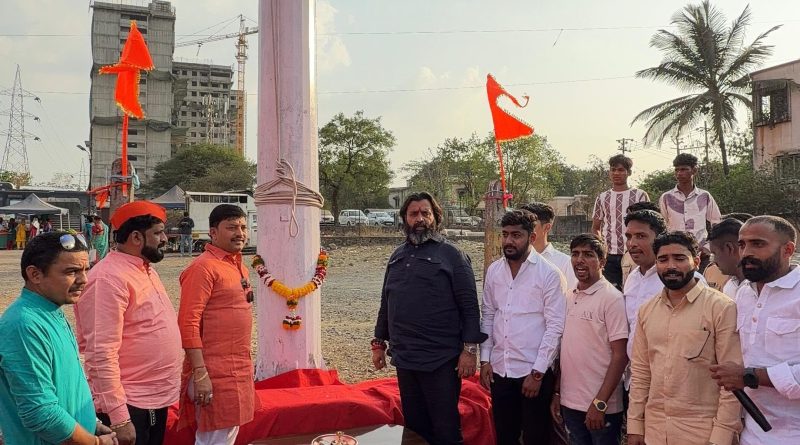 आमदार महेशदादा लांडगे यांच्या हस्ते कृष्णानगरात ५१ फुटी भगव्या ध्वजाचे राष्ट्रार्पण! आमदार महेशदादा लांडगे यांच्या हस्ते कृष्णानगरात ५१ फुटी भगव्या ध्वजाचे राष्ट्रार्पण!