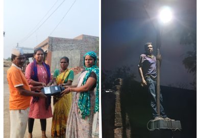 साक्षरता वर्गाच्या निमित्ताने वाडी वस्तीवर पोहचला सौर पथदिव्याचा उजेड