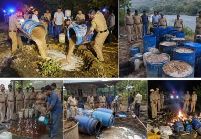 पवन मावळ तालुक्यात अवैध दारू बनविण्याच्या ठिकाणांवर पोलीसांची धाड,लाखो रुपयांचे कच्चे रसायन जप्त पवन मावळ तालुक्यात अवैध दारू बनविण्याच्या ठिकाणांवर पोलीसांची धाड,लाखो रुपयांचे कच्चे रसायन जप्त