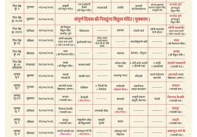 ७ जुलैला जगद्गुरु संत तुकाराम महाराजांची पालखी पंढरपूर कडे प्रस्थान करणार ७ जुलैला जगद्गुरु संत तुकाराम महाराजांची पालखी पंढरपूर कडे प्रस्थान करणार