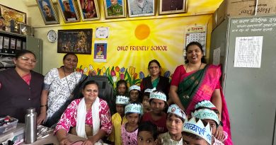 वीर जिजामाता प्राथमिक शाळा क्र. ५ मध्ये शाळा प्रवेशोत्सव उत्साहात संपन्न
