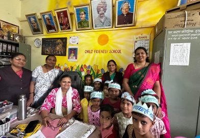 वीर जिजामाता प्राथमिक शाळा क्र. ५ मध्ये शाळा प्रवेशोत्सव उत्साहात संपन्न